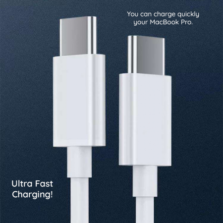 Apple - Charging Cable A1997 (MM093ZM/A) - Type-C to Type-C, 1m - White (Blister Packing) [5]