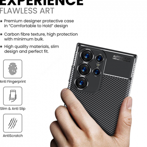Autofocus - CarbonFiber - Samsung Galaxy S25 Ultra - Black [4]