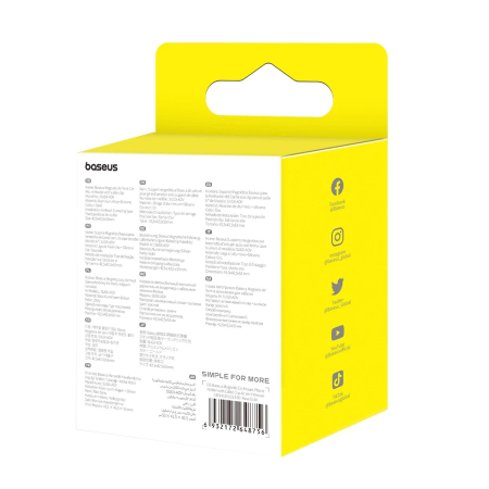 Baseus - Car Holder (C40141201G13-00) - Magnetic Grip for Air Vent - Rose Gold [1]