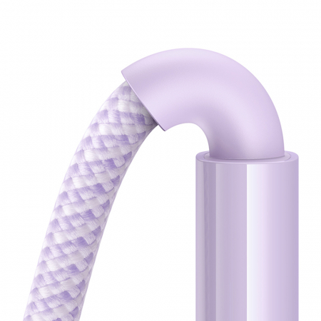 Baseus - Data Cable Display 2 (P10382702511-00) - Fast Charging, Type-C to Type-C, Digital Display, 100W, 1m - Nebula Purple [5]