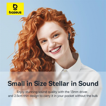 Baseus - Wireless Earbuds Bowie E16 (A00061900413-01) - Bluetooth 5.3, True Wireless, Touch Control, Waterproof - Pink [4]