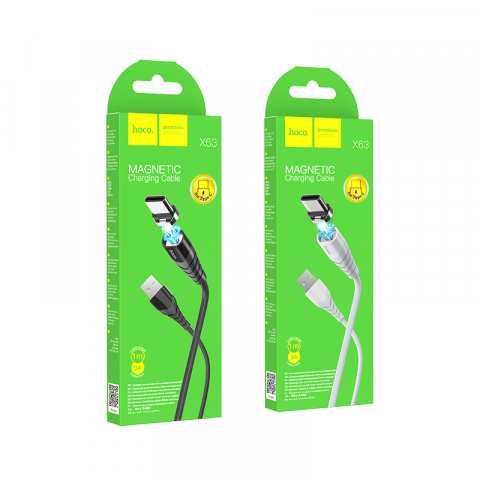 Cabluri telefoane - Cablu de date Hoco X63, USB Type-C , 100CM 3.0A, Magnetic