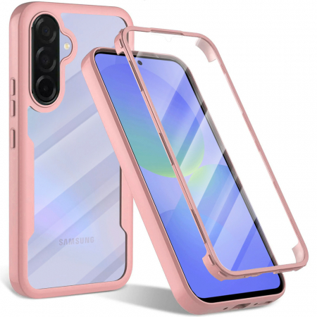 Huse - ColorVerse 360 Series + Screen Protector - Samsung Galaxy A36 5G / A56 5G - Pink