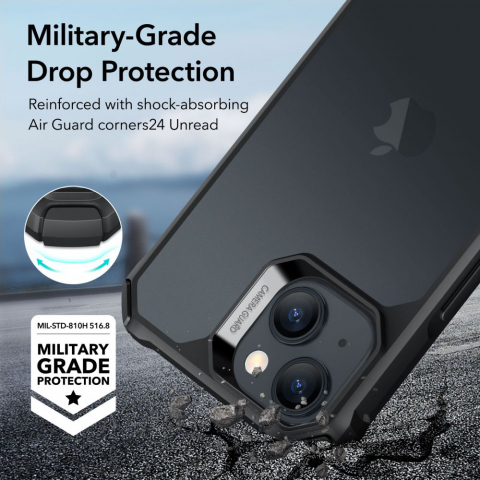 ESR - Air Armor - iPhone 15 Pro - Frosted Black [3]