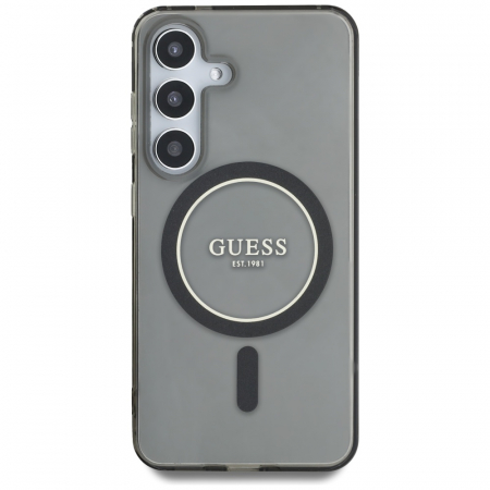Guess - IML Glitter Circle MagSafe (GUHMS25SHFGEREK) - Samsung Galaxy S25 - Black [4]