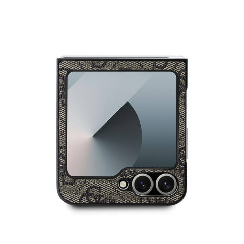 Guess - Leather 4G Metal Logo (GUHCZF64GMGBR) - Samsung Galaxy Z Flip6 - Brown [3]