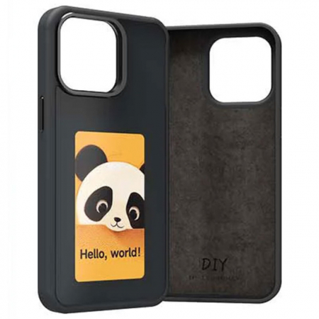 Husa InkLed - Samsung S24 Ultra, ShockProof, cu Ecran Digital, Microfiber, PC+TPU [3]