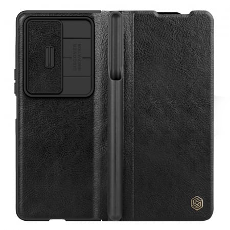 TOATE - Husa Nillkin pentru Samsung Z Fold 5, Qin Leather case, PC Leather