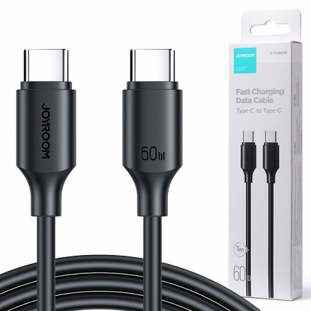 Cabluri telefoane - Joyroom (S-CC060A9) - Cablu Date si Incarcare, USB-C, PD60W, QC3.0, 1m