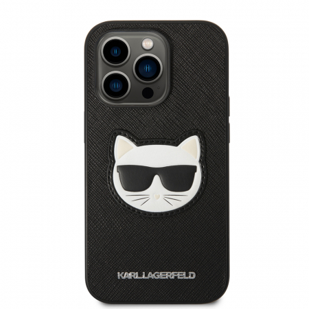 Karl Lagerfeld - Saffiano (KLHCP14XSAPCHK) - iPhone 14 Pro Max - Choupette Head [4]
