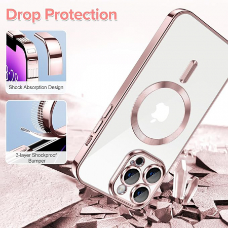 Luxury Crystal MagSafe - iPhone 14 Pro Max - Pink [2]