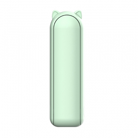 Altele - Mini Portable Hand Fan (HZ001) - 2000mAH, USB Rechargeable, 3 Speeds Adjustable - Green