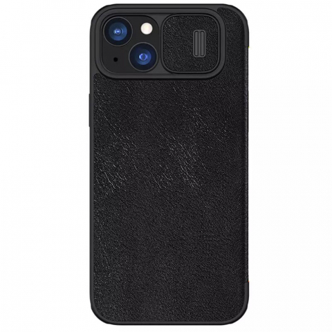 Nillkin - Qin Leather Case - iPhone 15 Plus - Black [1]