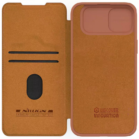 Nillkin - Qin Leather Case - iPhone 15 Pro [1]