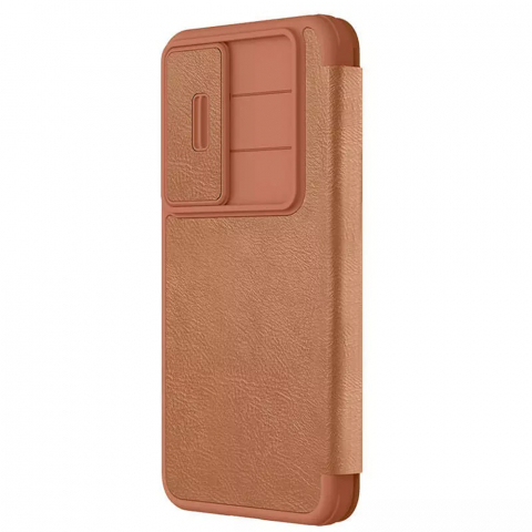 Nillkin - Qin Pro Leather Case - Samsung Galaxy S25 - Brown [3]