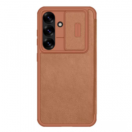 Nillkin - Qin Pro Leather Case - Samsung Galaxy S25 Plus - Brown [1]