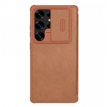 Nillkin - Qin Pro Leather Case - Samsung Galaxy S25 Ultra - Brown [2]