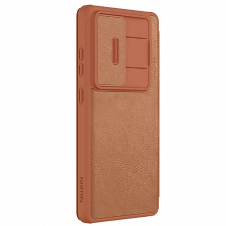Nillkin - Qin Pro Leather Case - Samsung Galaxy S25 Ultra - Brown [1]