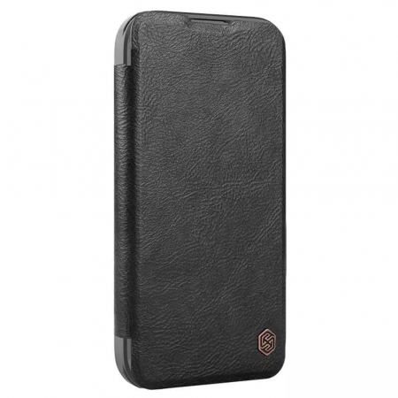 Nillkin - Qin Prop Leather Case - iPhone 16 Pro - Black [3]