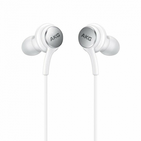 Casti - Samsung AKG - Stereo Earphones EO-IC100BWEGEU (GP-TOU021CSKWW) - Type-C with Microphone, 1.2m - White (Bulk Packing)