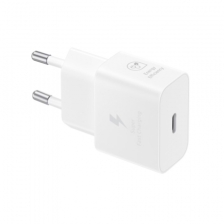 Samsung - Original Wall Charger EP-T2510 (EP-T2510NWEGWW) - Type-C, Super Fast Charging 25W - White [4]