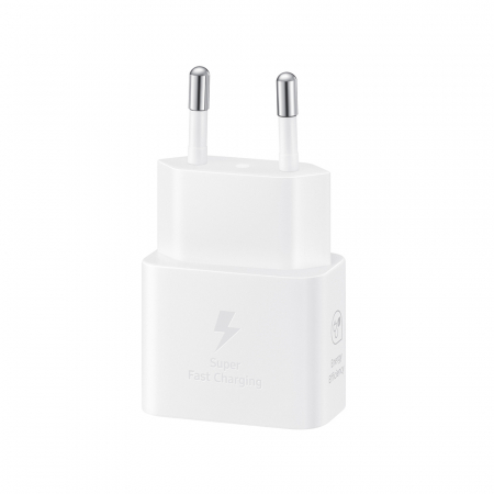 Samsung - Original Wall Charger EP-T2510 (EP-T2510NWEGWW) - Type-C, Super Fast Charging 25W - White [2]