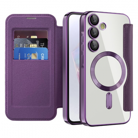 SmartMag Book Case - Samsung Galaxy A35 5G - Purple [1]