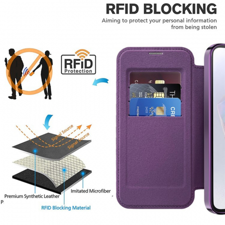 SmartMag Book Case - Samsung Galaxy A35 5G - Purple [3]
