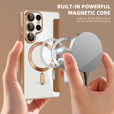 SmartMag Book Case - Samsung Galaxy S25 Ultra - Brown [3]