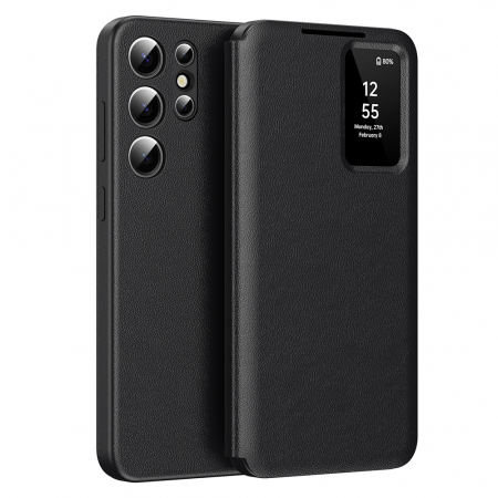 Huse - SmartView Series - Samsung Galaxy S24 Ultra - Black