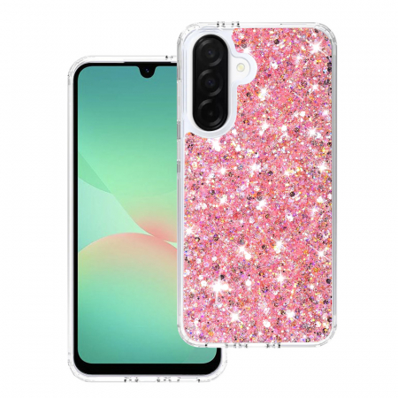 Huse - Sparkly Glitter - Samsung Galaxy A26 5G - Pink