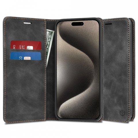 Huse - Techsuit - Confy Cover - iPhone 15 Pro Max - Black