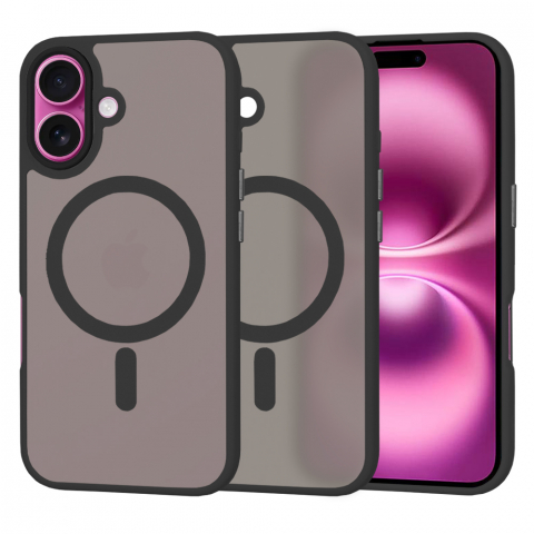 Huse - Techsuit - HaloFrost MagSafe Series - iPhone 16 Plus - Black