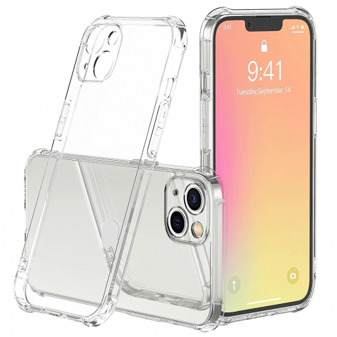 Techsuit - Shockproof Clear Silicone - iPhone 14 Plus - Clear [3]