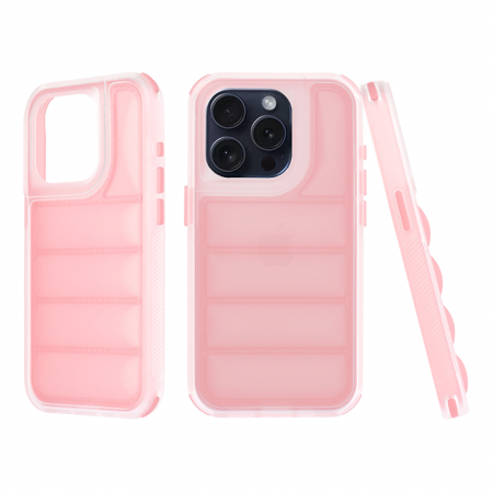 Huse - Wave Shield - iPhone 15 Pro - Pink