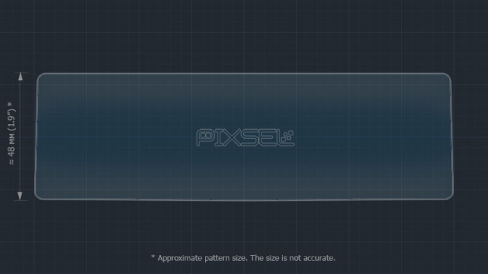 Sticlă hibridă de protecție Pixsel controlul climatizării din spate AUDI Q8 / SQ8 / RSQ8 - 6.6“ 2023 [3]