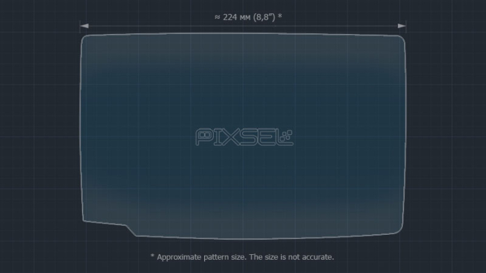 Sticlă hibridă de protecție Pixsel monitor ALPINE iLX - 10.5“ [3]
