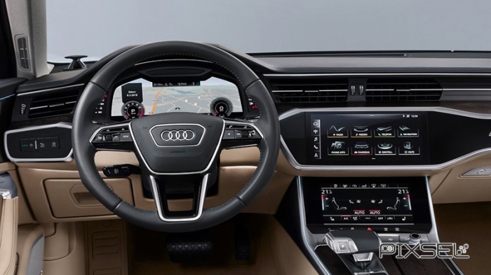 Sticlă hibridă de protecție Pixsel monitor AUDI A6 / S6 / RS6 - 11.1“ 2019 - 2025 [2]