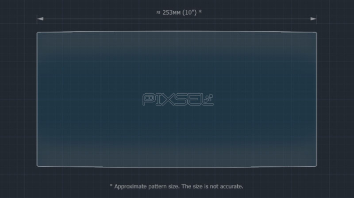 Sticlă hibridă de protecție Pixsel monitor AUDI A7 / RS7 / S7 - 11.1“ 2018 [3]