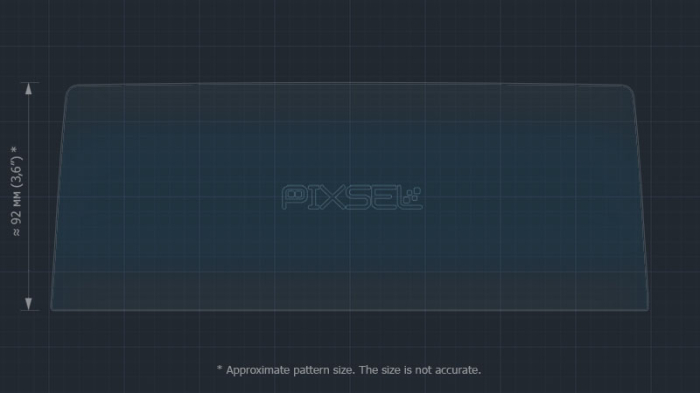 Sticlă hibridă de protecție Pixsel monitor BMW X1 - 10.2“ 2015 - 2018 (F48) [3]
