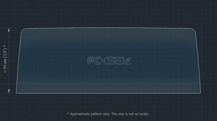 Sticlă hibridă de protecție Pixsel monitor BMW X6 - 11.7“ 2015 - 2018 (F16) [3]