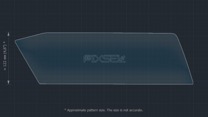 Sticlă hibridă de protecție Pixsel monitor BMW X7 - 17.4“ 2019 - 2022 (G07) [3]