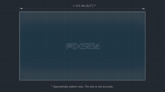 Sticlă hibridă de protecție Pixsel monitor CITROEN C3 - 9.7“ 2016 [3]