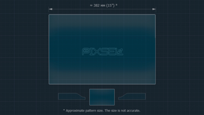 Sticlă hibridă de protecție Pixsel monitor DENZA N7 - 18“ 2023 [3]