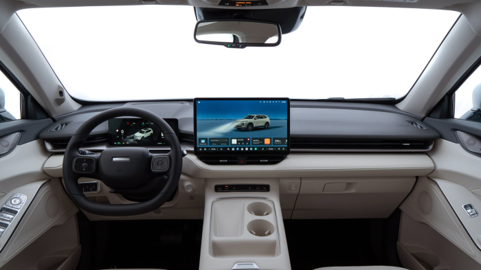 Sticlă hibridă de protecție Pixsel monitor HAVAL H6 - 15.5" 2025 [2]