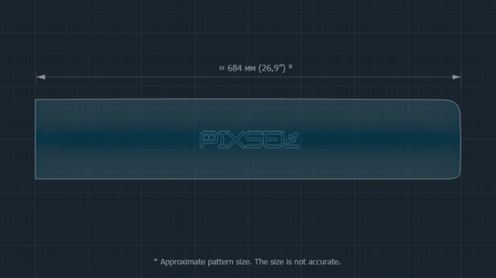 Sticlă hibridă de protecție Pixsel monitor HYUNDAI IONIQ 5 - 27.4“ 2024 [3]
