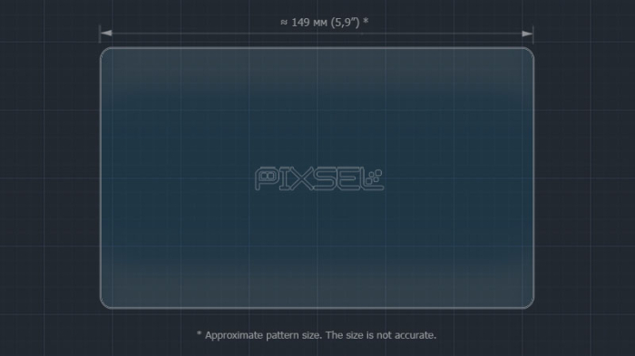 Sticlă hibridă de protecție Pixsel monitor JEEP COMPASS - 6.9“ 2012 - 2016 [3]