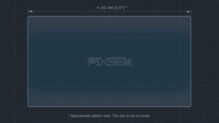 Sticlă hibridă de protecție Pixsel monitor LADA VESTA - 6.8“ 2015 - 2022 [3]