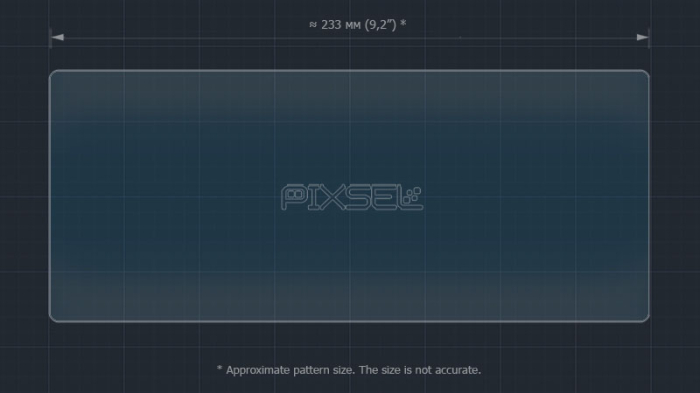 Sticlă hibridă de protecție Pixsel monitor LAND ROVER DISCOVERY - 9.9“ 2017 - 2019 [3]