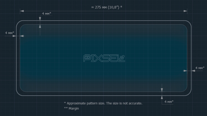 Sticlă hibridă de protecție Pixsel monitor LAND ROVER RANGE ROVER EVOQUE - 11.7“ 2019 - 2023 [3]